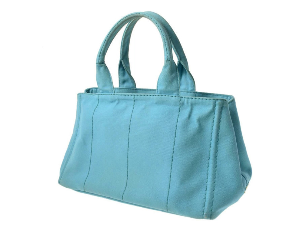Prada Canvas Blue Canapa Blue